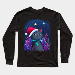 Merry Christmas Cats Long Sleeve T-Shirt